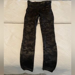 Spanx Faux Leather Camp Leggings